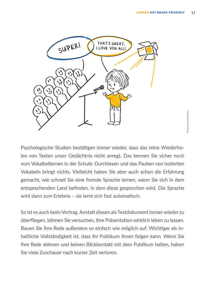 Perfekt präsentieren in Fremd- &amp; Muttersprache