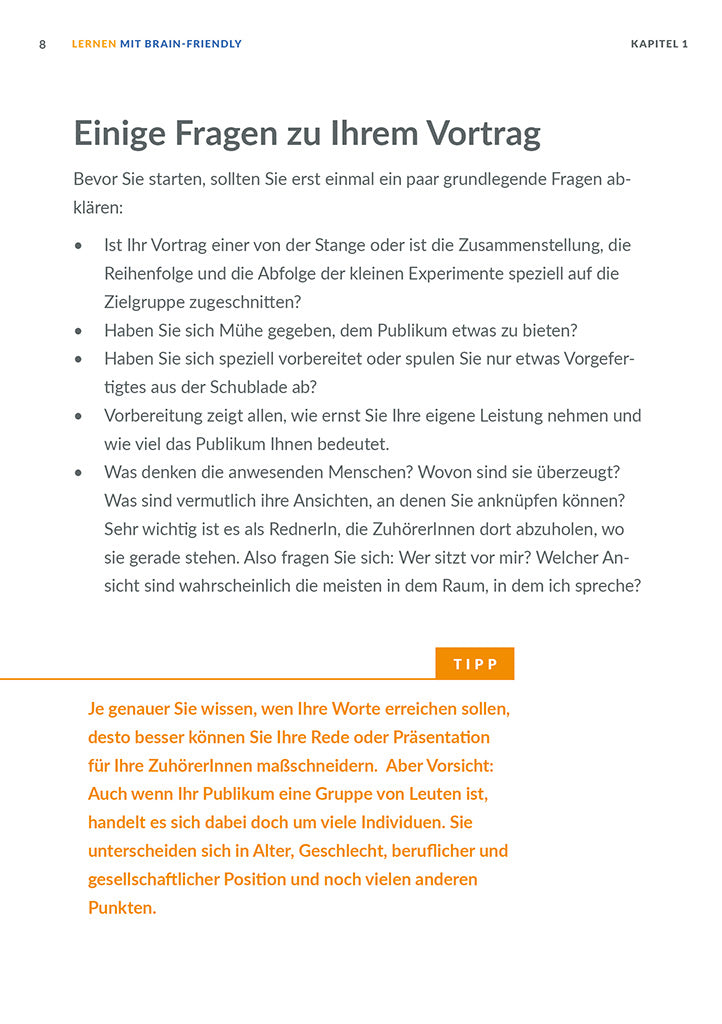 Perfekt präsentieren in Fremd- &amp; Muttersprache